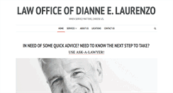 Desktop Screenshot of laurenzolaw.com